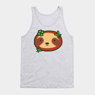 Lucky Sloth Face Tank Top